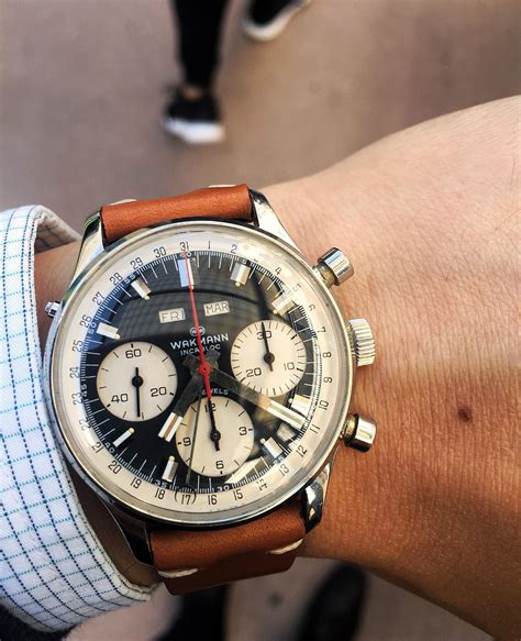 wakmann triple date chronograph.